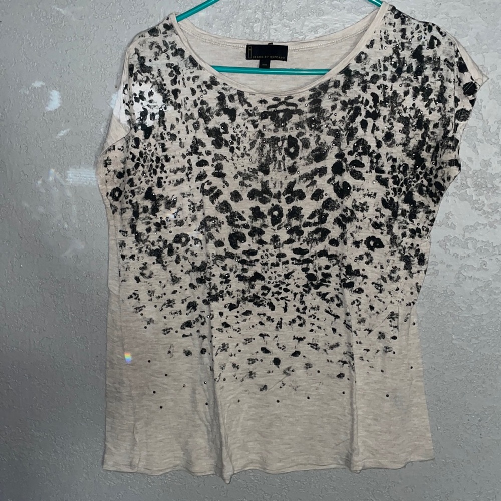 i Jeans by buffalo print shirt